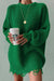 Dame Sweater Afslappet O-hals 100% Bomuld Striktrøjer Dame 2