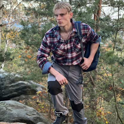 Variant image for Herre Skjorte Flannel Casual Stil 100% Flannel-7