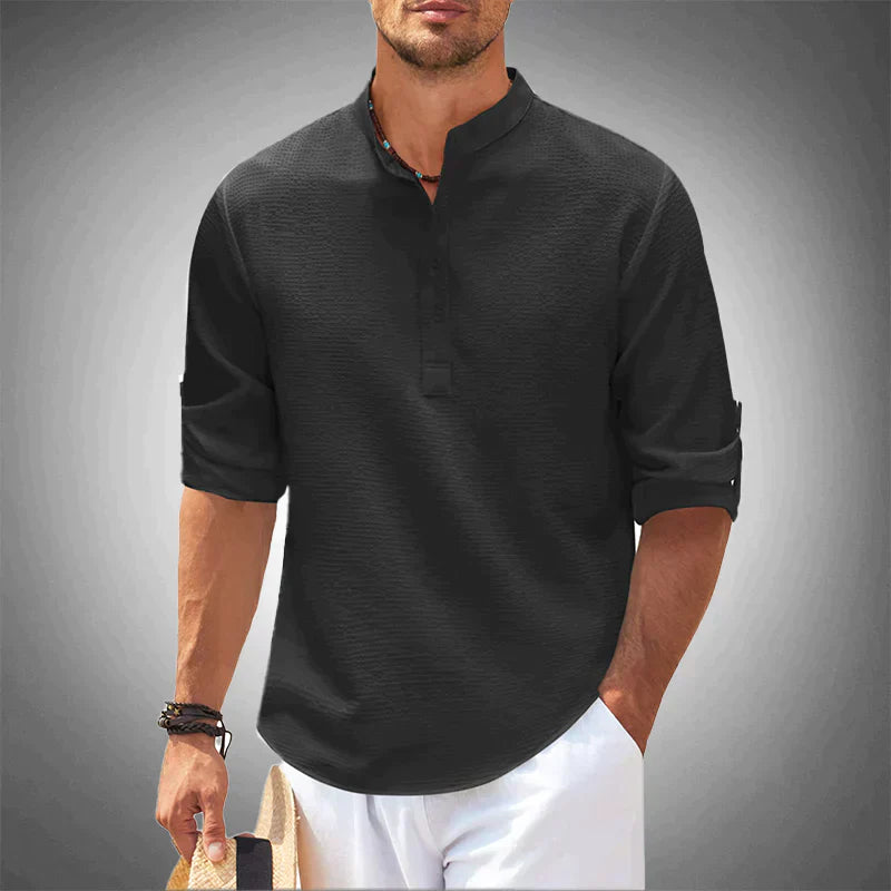 Variant image for Herre Skjorte Elegant Design 100% Bomuld Komfortabel Pasform-9