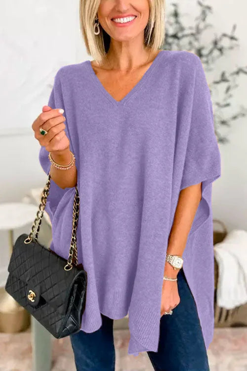 Variant image for Herre Pullover Grå Løs Stil 100% Kaschmir-21