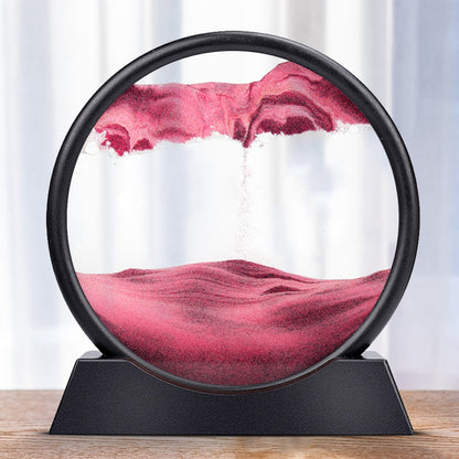 3D Sandlandskab Timeglas