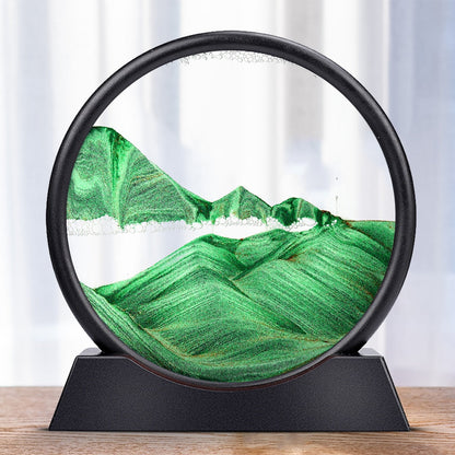 3D Sandlandskab Timeglas