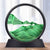 3D Sandlandskab Timeglas