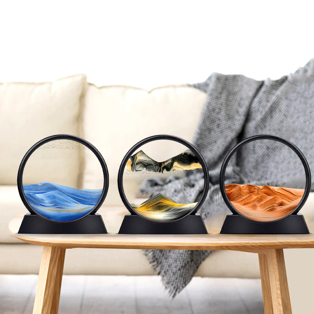 Timeglas Salg 3D Sandlandskab Timeglas - BellaShop