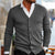 Cardigan Til Herre Moderne Design Blød Materiale