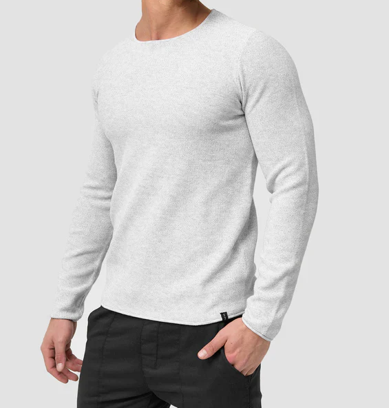 Herre Zipper Trøje Elegant Design 100% Bomuld - Moderne Trøjer til Mænd-3