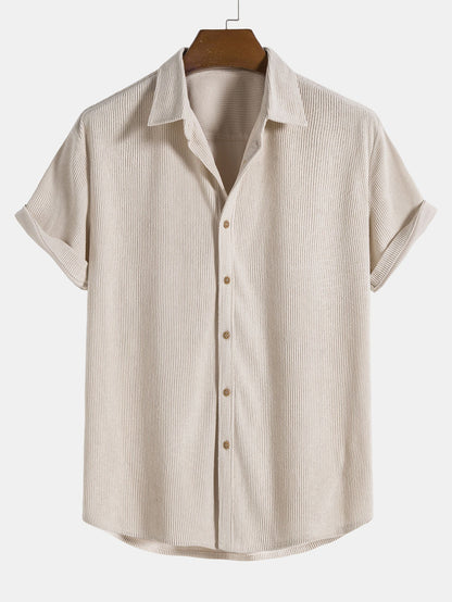 Herre Corduroy Sæt Trendy Design Blødt Materiale