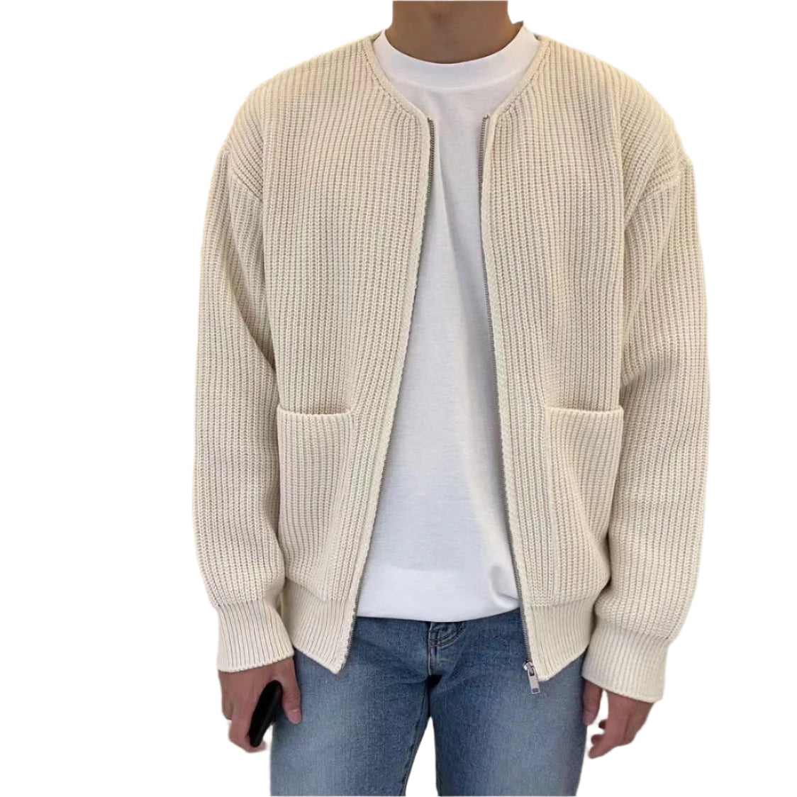 Herre Vest Casual Polyester Trendy Design 1