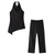 Chic Halter Top & Bukser Sæt