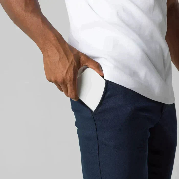 Herre Bukser Slank Chino 100% Bomuld-6