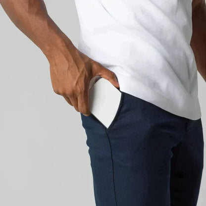 Herre Bukser Slank Chino 100% Bomuld-6