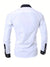 Herre Button-Up Skjorte Kontrasterende Design 100% Bomuld-2
