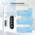 Unisex Ultrasonic Tooth Cleaner Effective Gentle Plaque Removal Plastic Metal-4