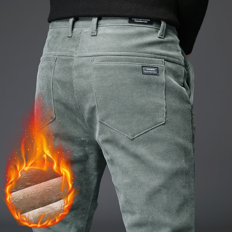 Variant image for Herre Vinterbukser Klassisk Design Varmt Polyester-25