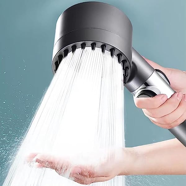 Duschhoved Metal Øget Vandtryk 200% 9 Filtreringslag Effektiv Spa Oplevelse-1