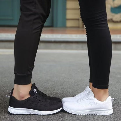 Åndbare fritidssneakers til kvinder