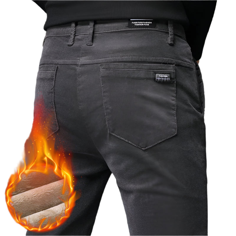 Herre Vinterbukser Klassisk Design Varmt Polyester-1