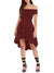 Festkjoler til Damer Off-the-Shoulder Elegant Silhuet Polyester 5
