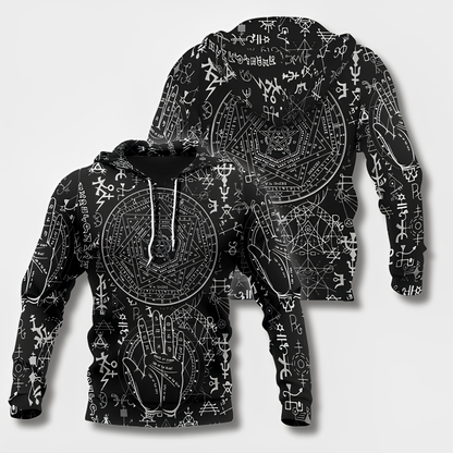 Variant image for Hoodies Mænd Viking Stil Hættetrøje 100% Bomuld-41