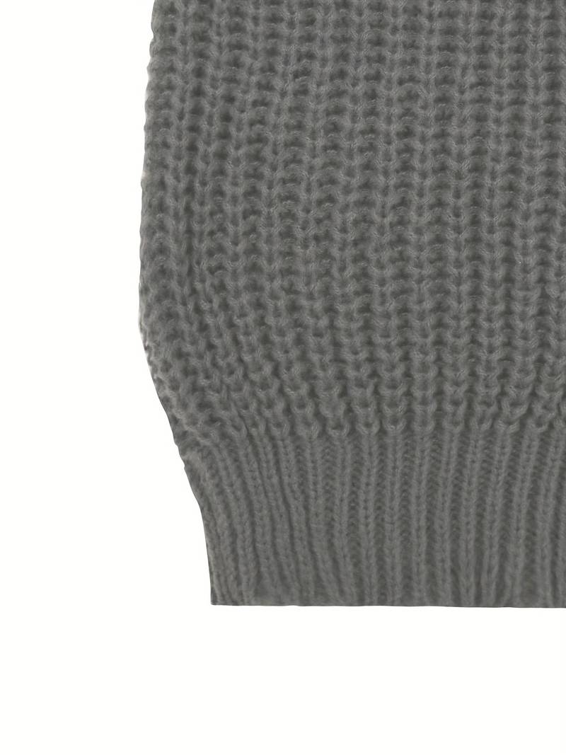 Herre Cardigan Strikket Klassisk Design til Mænd-4