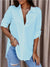 Variant image for Skjortebluse Dame V-Hals Let Materiale Casual-19