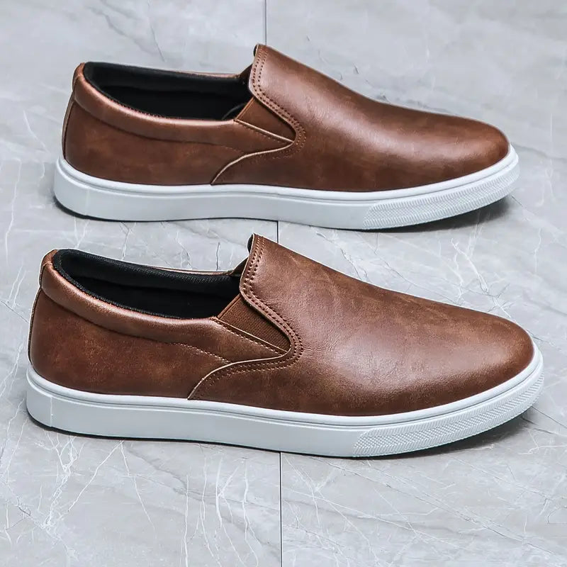 Variant image for Herre Slipper Casual Læder Komfortabel Slip-On-11