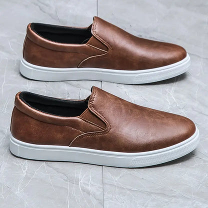 Variant image for Herre Slipper Casual Læder Komfortabel Slip-On-11
