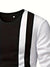 Herre Pullover Farveblok Rund Hals 100% Blød Akryl-3