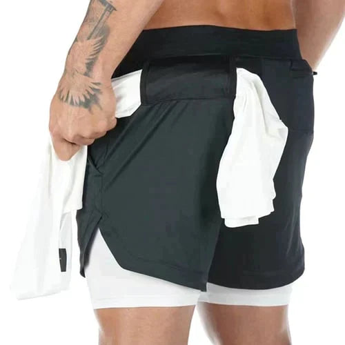 Herre Sportshorts 2-i-1 med Fugtdræningsteknologi 5