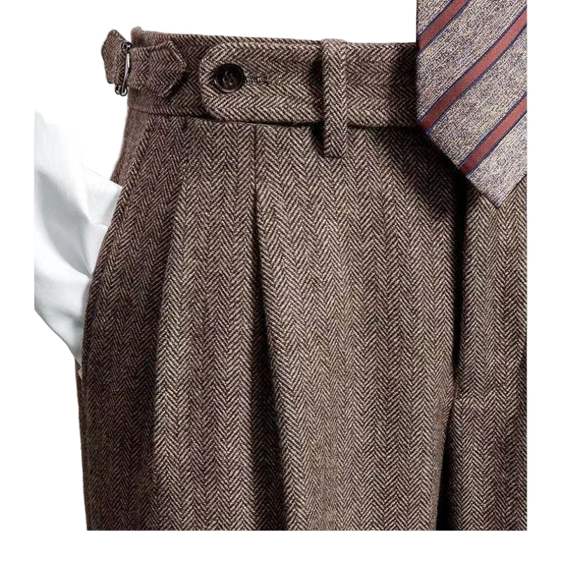 Mænds Fritidsbukser Afslappet Tweed 1