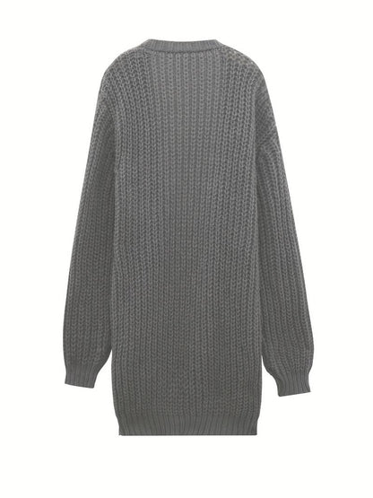Herre Cardigan Strikket Klassisk Design til Mænd-3