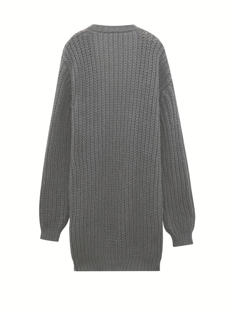 Herre Cardigan Strikket Klassisk Design til Mænd-3