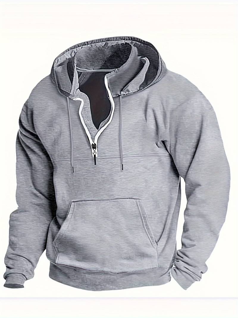 Hoodies Mænd Casual Blød Bomuldsblanding-1