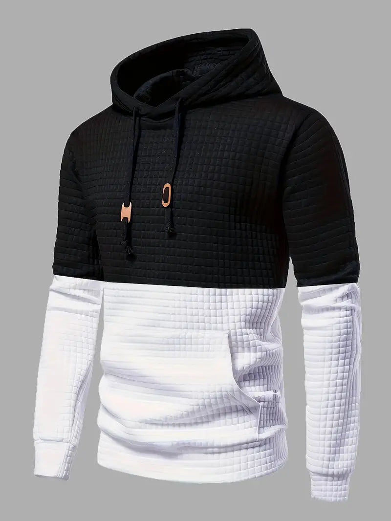 Variant image for Hættetrøjer Mænd Wafelmønster Blød Materiale Moderne Stil-1