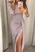Variant image for Kvinders Lang Kjole Off-Shoulder Satin Elegant Flatterende Snit-49
