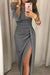 Variant image for Kvinders Lang Kjole Off-Shoulder Satin Elegant Flatterende Snit-25