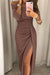 Variant image for Kvinders Lang Kjole Off-Shoulder Satin Elegant Flatterende Snit-33