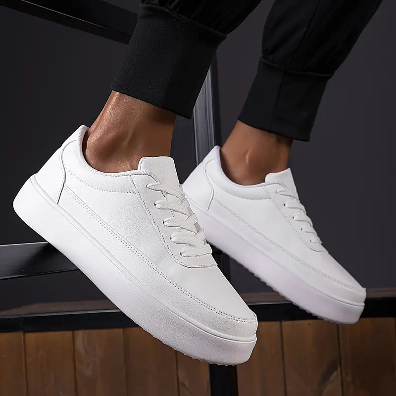 Mænds Skate Sneakers Minimalistisk Åndbart Materiale-3
