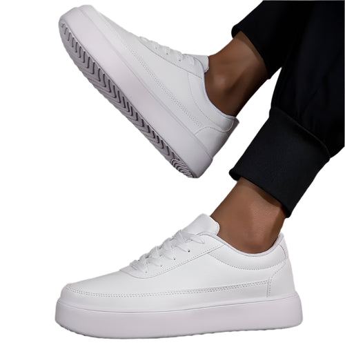 Mænds Skate Sneakers Minimalistisk Åndbart Materiale-4