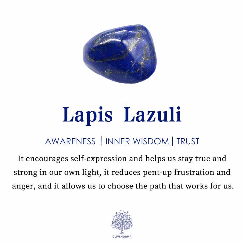 Armbånd med Ametyst, Lepidolite og Lapis Lazuli Design 6