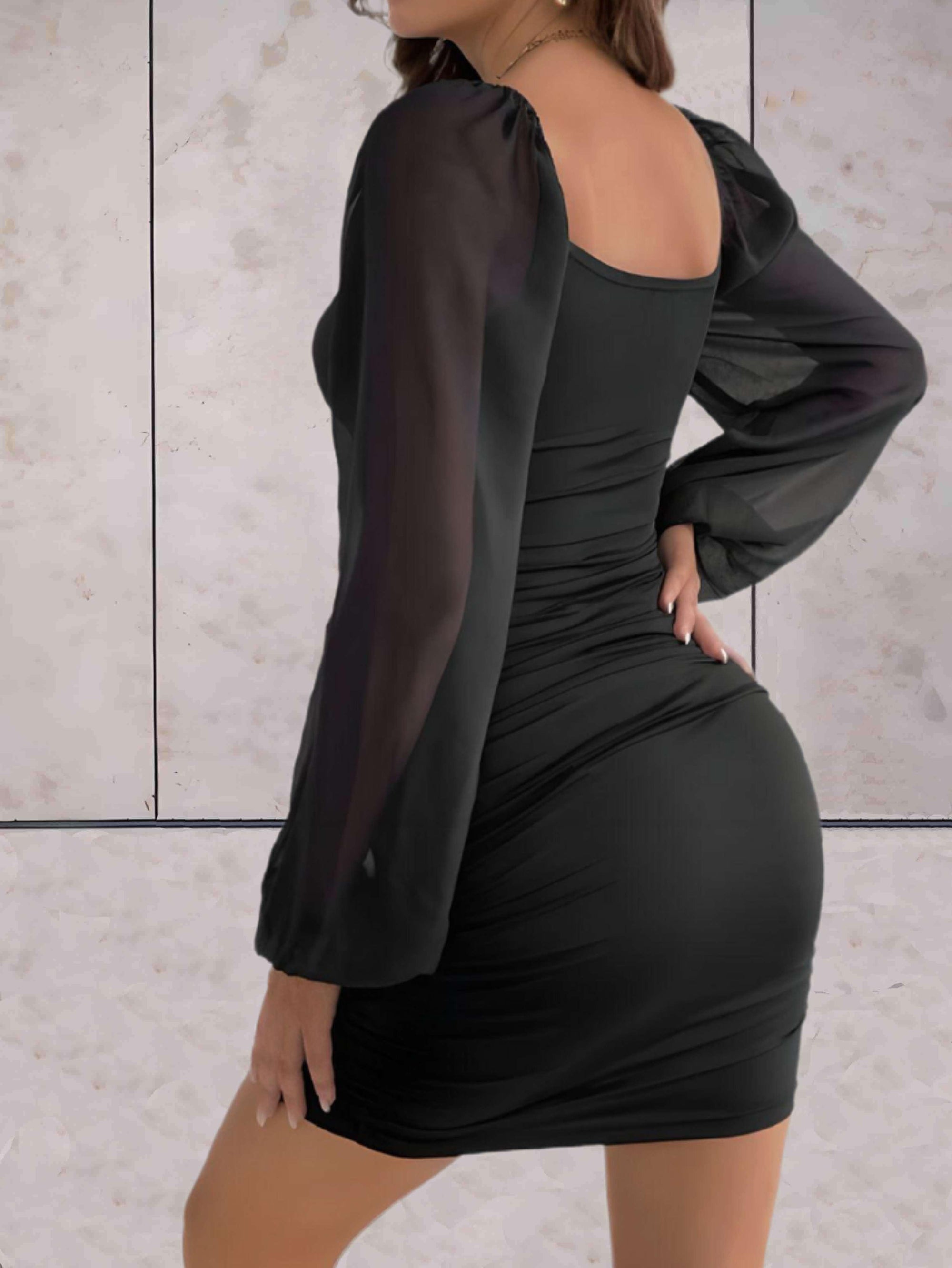 Damer Mini Kjole Trendy Stil Komfortabel 6