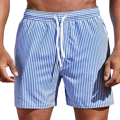Badeshorts Mænd Stribet Design Til Strand og Pool 0