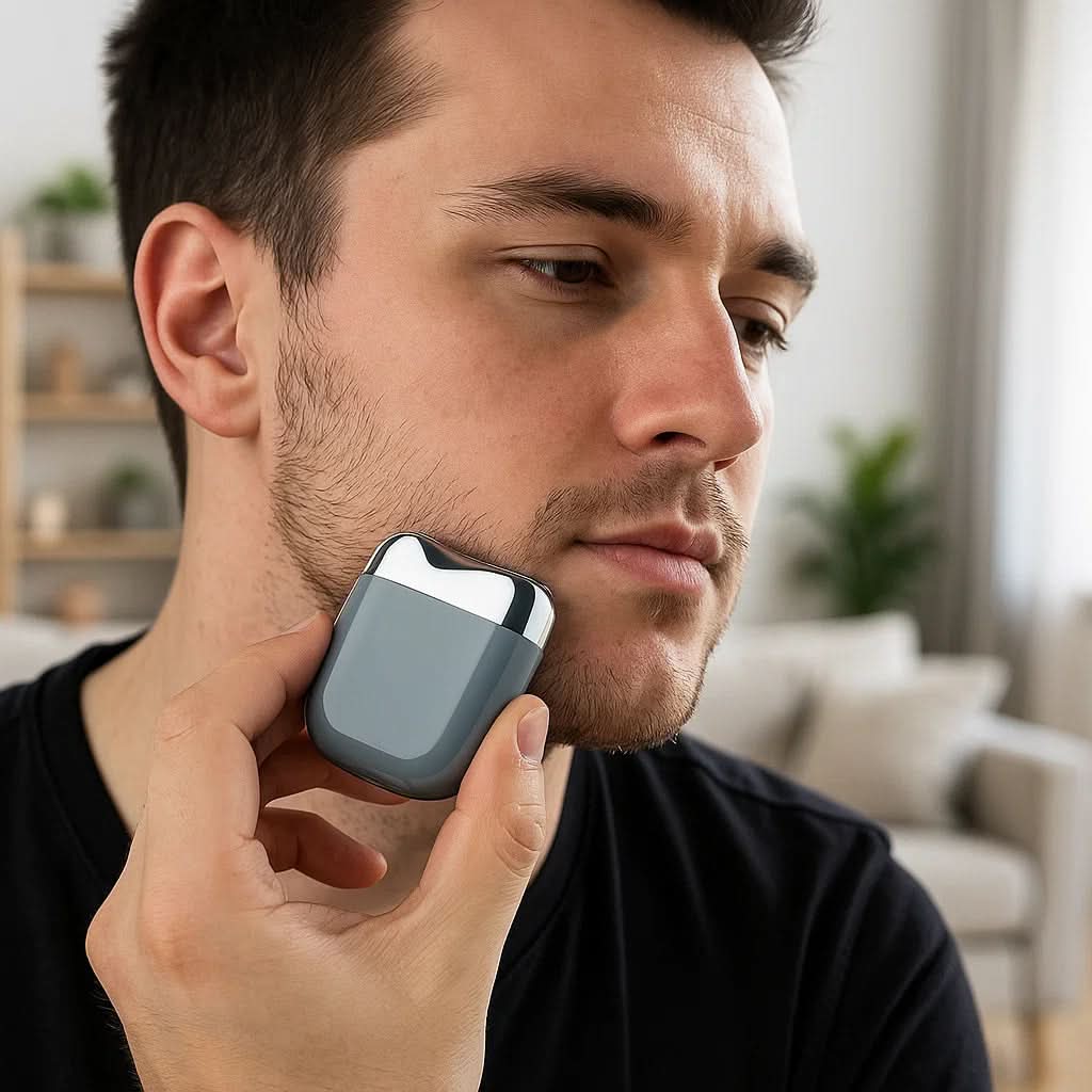 Bærbar Elektrisk Barbermaskine Mini Shaver til Hurtig Pleje 1