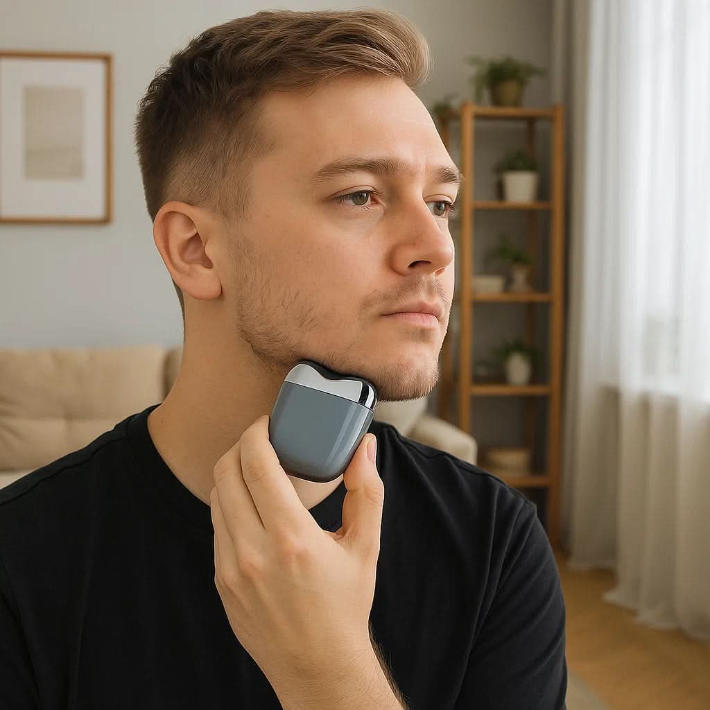 Bærbar Elektrisk Barbermaskine Mini Shaver til Hurtig Pleje 7