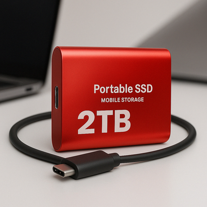 Bærbar SSD-lagring Ekstern højhastigheds USB-C 1050 MB/s 2