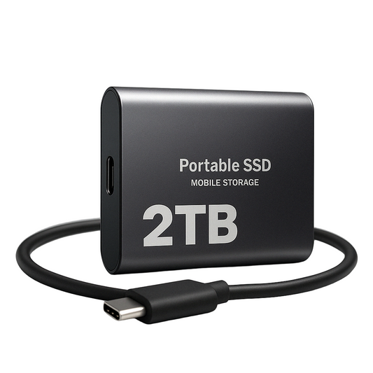 Bærbart SSD-drev med høj hastighed og kompakt design 0