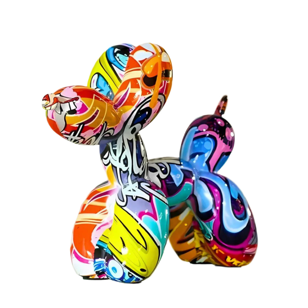 Ballonhund Skulptur Dristig Polyresin Moderne Kunst Dekoration 0