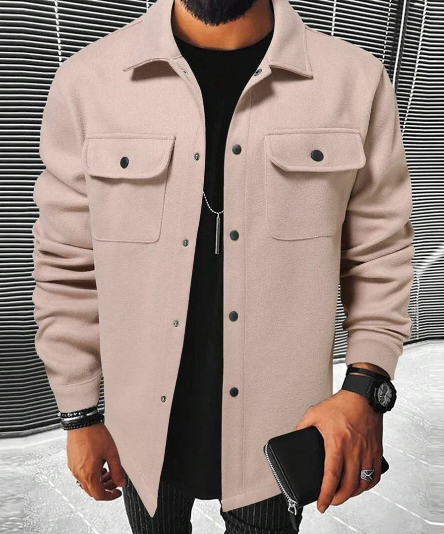 Variant image for Herre Shirt Varm Uld Moderne Snit-35