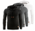 Hoodies Mænd Komfortabel 100% Bomuld Hættetrøje til Mænd Moderne Design-1