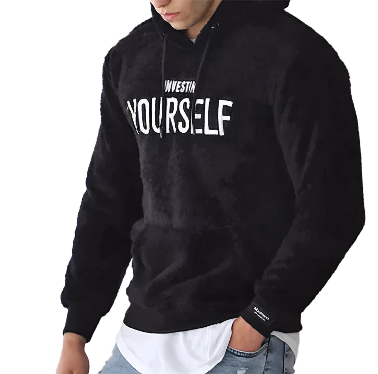 Hoodies Mænd Casual Blødt 100% Bomuld-1